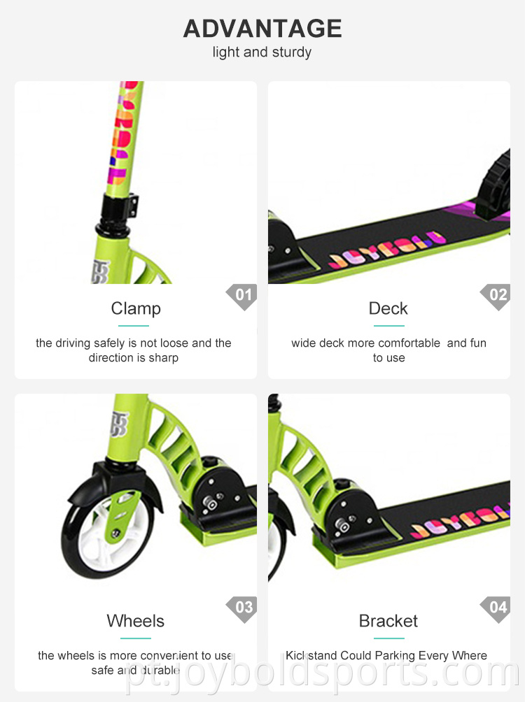 Promoção Kids Alumínio Aço Duas Rodas Scooter Infantil